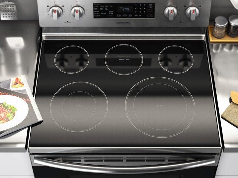 5.9 cu. ft. Freestanding Electric Range with Convection in White - (NE59M4320SW) - SAMSUNG