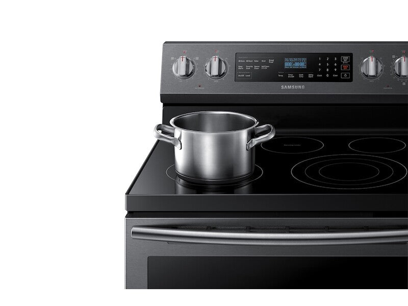 5.9 cu. ft. Freestanding Electric Range with True Convection in Black Stainless Steel - (NE59N6630SG)