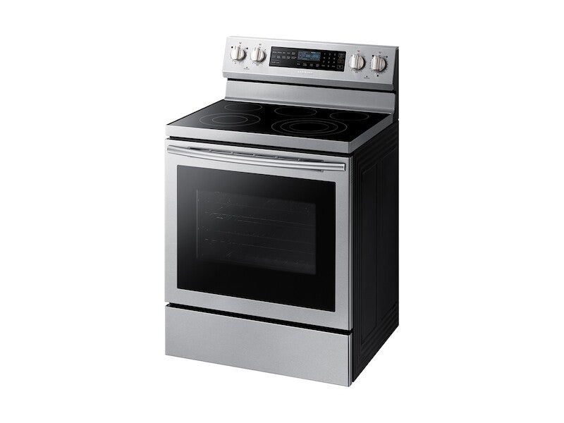 5.9 cu. ft. Freestanding Electric Range with True Convection & Steam Assist in Stainless Steel - (NE59N6650SS) - SAMSUNG