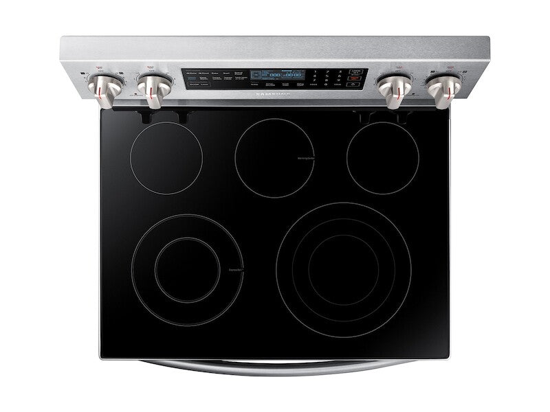 5.9 cu. ft. Freestanding Electric Range with True Convection & Steam Assist in Stainless Steel - (NE59N6650SS) - SAMSUNG