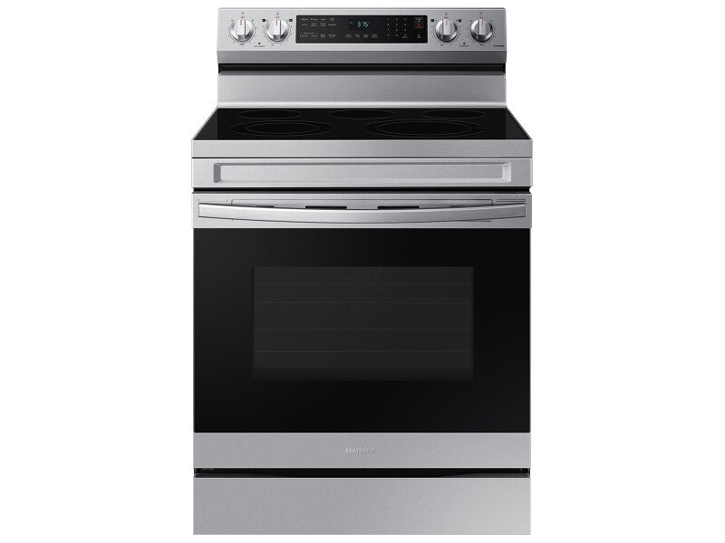 6.3 cu. ft. Smart Freestanding ENERGY STAR® Certified Electric Range with Air Fry in Stainless Steel - (NE63D6511SRAA) - SAMSUNG
