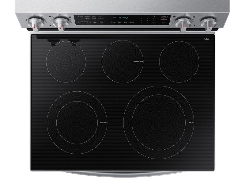 6.3 cu. ft. Smart Freestanding ENERGY STAR® Certified Electric Range with Air Fry in Stainless Steel - (NE63D6511SRAA) - SAMSUNG