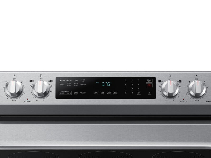 6.3 cu. ft. Smart Freestanding ENERGY STAR® Certified Electric Range with Air Fry in Stainless Steel - (NE63D6511SRAA) - SAMSUNG