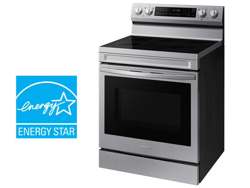 6.3 cu. ft. Smart Freestanding ENERGY STAR® Certified Electric Range with Air Fry and Griddle in Stainless Steel - (NE63D6711SRAA)