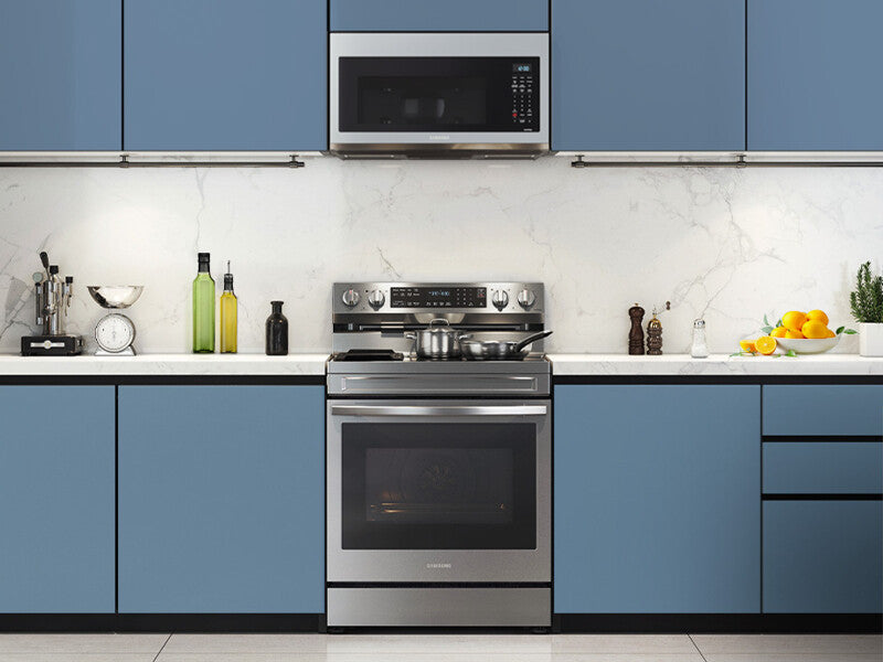 6.3 cu. ft. Smart Freestanding ENERGY STAR® Certified Electric Range with Air Fry and Griddle in Stainless Steel - (NE63D6711SRAA)
