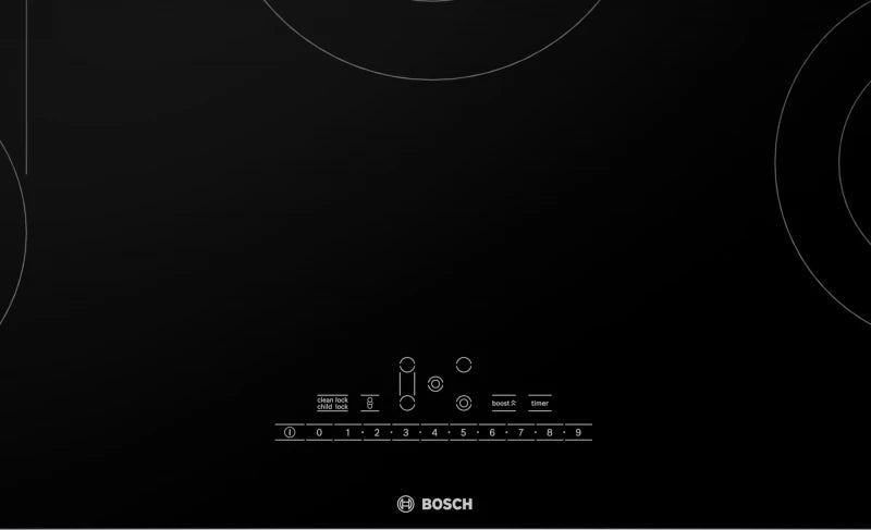 800 Series Electric Cooktop 36" Black, Without Frame - (NET8669UC) - BOSCH