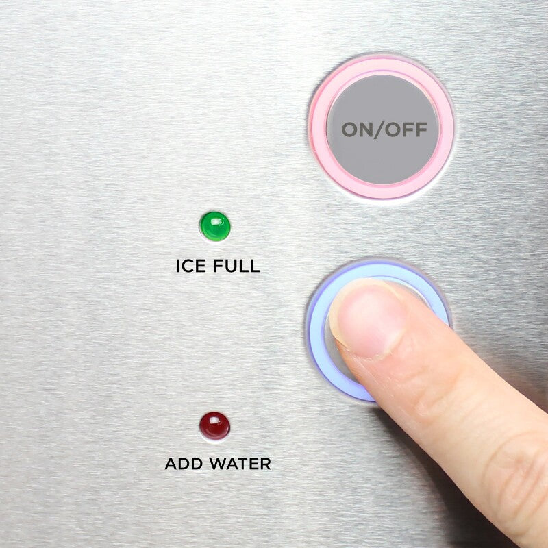 Avanti ELITE Series Countertop Nugget Ice Maker and Dispenser, 33 lbs - (NIMD3313SIS) - AVANTI