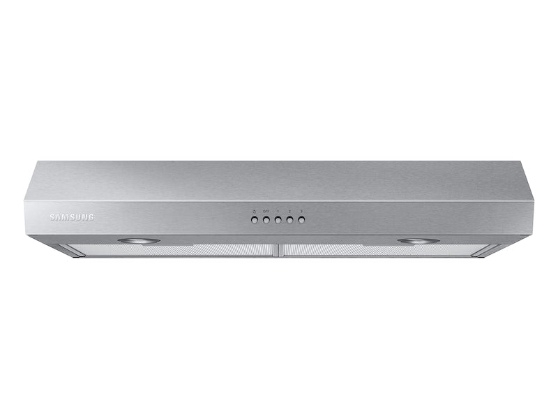 Samsung NK30B3500US 30 in. Convertible Standard Style Range Hood with 350 CFM, 3 Fan Speeds & 2 LED Lights - Stainless Steel