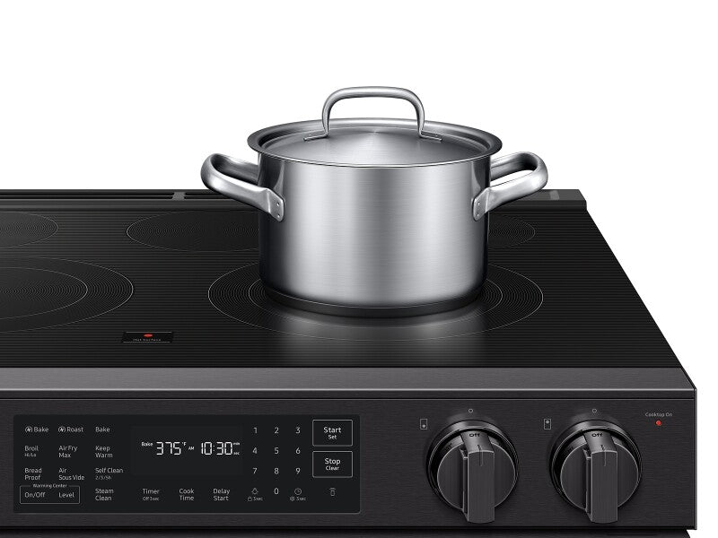 Bespoke Smart Slide-in Electric Range Pro Style Design | Air Fry Max True Convection - (NSE80H63SEAA) -