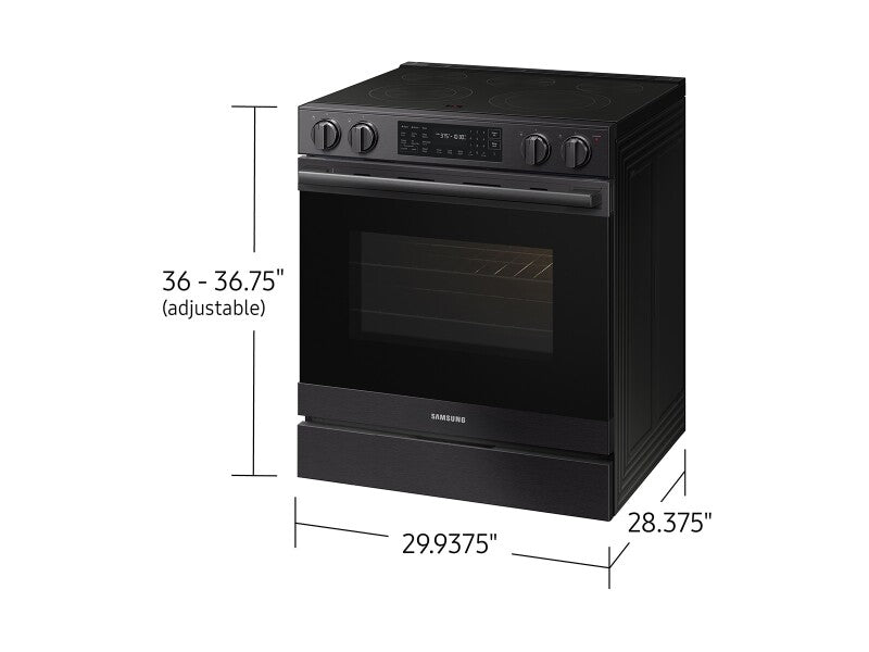 Bespoke Smart Slide-in Electric Range Pro Style Design | Air Fry Max True Convection - (NSE80H63SEAA) -