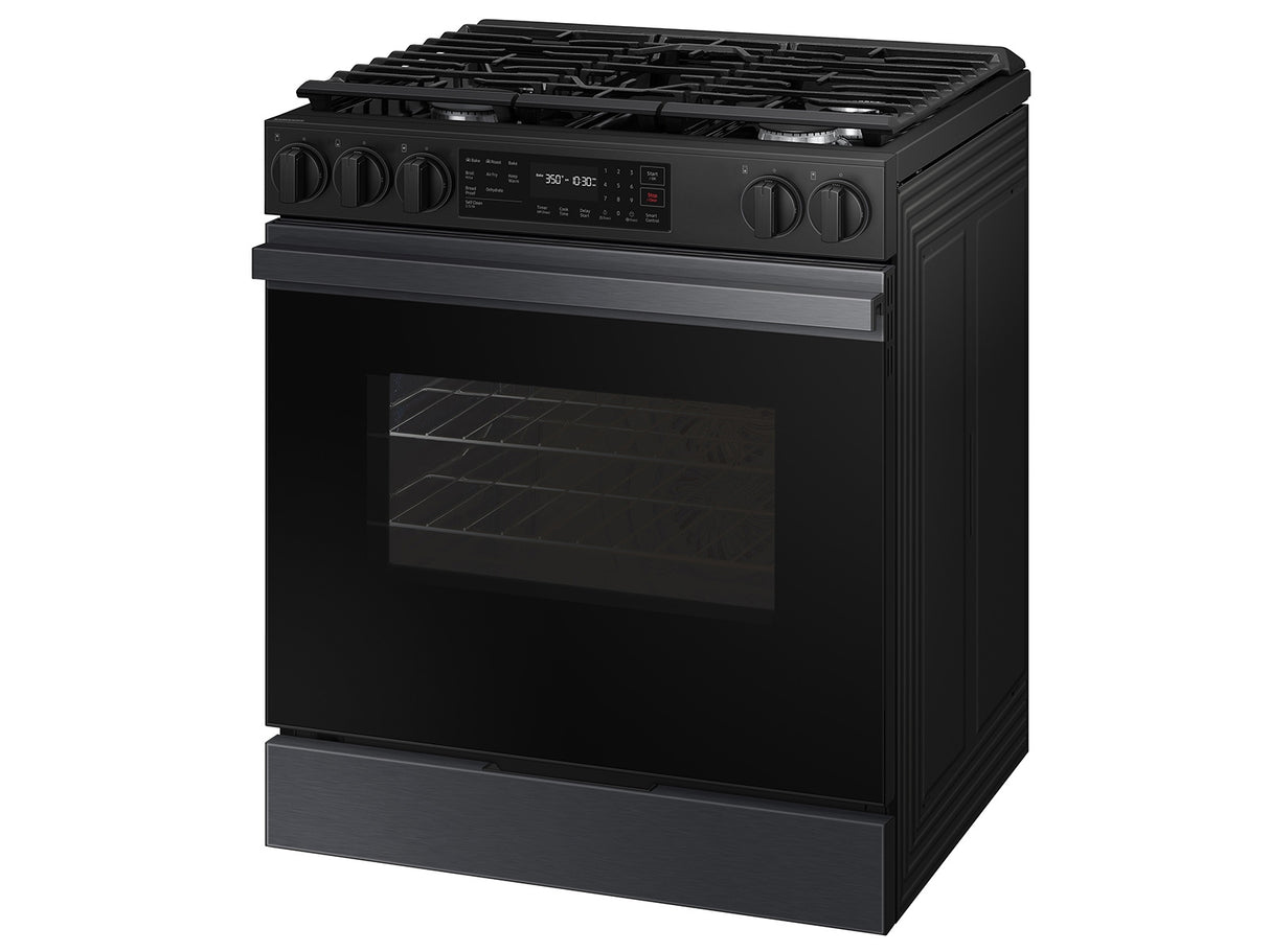 6 CU FT Bespoke Gas Slide-in w/ Saftey Knobs - (NSG6DG8100MTAA)