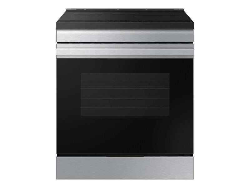 Bespoke 6.3 cu. ft. Smart Slide-In Induction Range with Anti-Scratch Glass Cooktop & Air Fry in Stainless Steel - (NSI6DG9300SRAA)