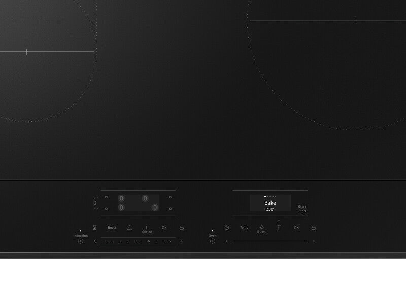 Bespoke 6.3 cu. ft. Smart Slide-In Induction Range with Anti-Scratch Glass Cooktop & Air Fry in Stainless Steel - (NSI6DG9300SRAA)