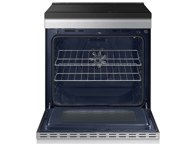 Bespoke 6.3 cu. ft. Smart Slide-In Induction Range with Ambient Edge Lighting™ & Air Sous Vide in Stainless Steel - (NSI6DG9500SRAA)