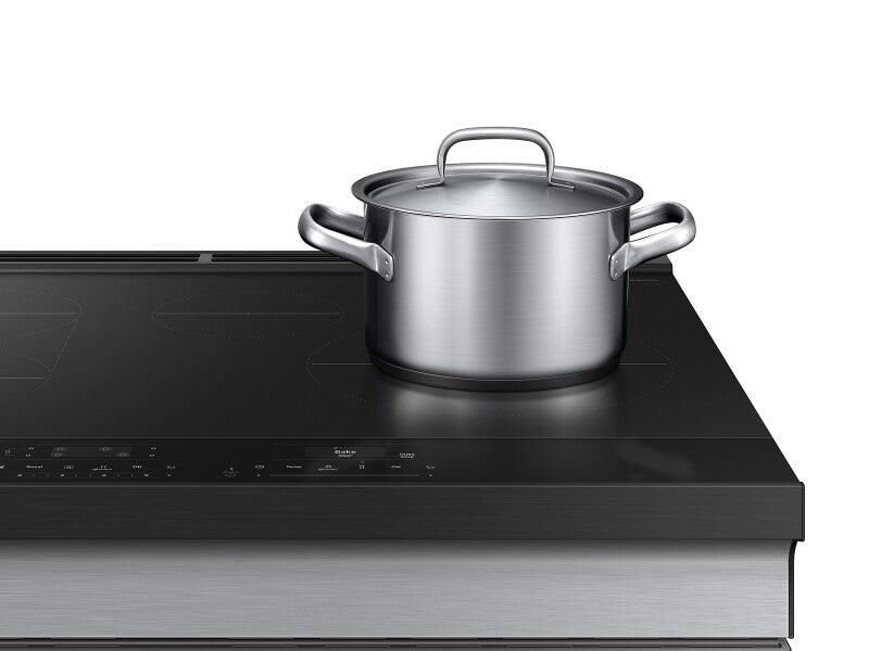 Bespoke 6.3 cu. ft. Smart Slide-In Induction Range with Ambient Edge Lighting™ & Air Sous Vide in Stainless Steel - (NSI6DG9500SRAA)