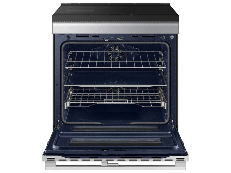 Bespoke Smart Slide-In Induction Range 6.3 cu. ft. with Flex Duo™ & Ambient Edge Lighting™ in Stainless Steel - (NSI6DG9550SRAA)