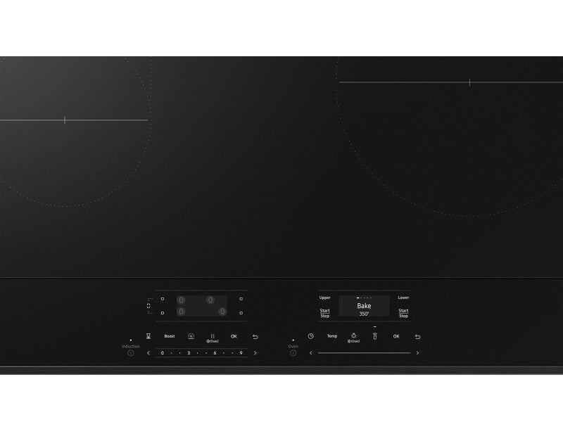 Bespoke Smart Slide-In Induction Range 6.3 cu. ft. with Flex Duo™ & Ambient Edge Lighting™ in Stainless Steel - (NSI6DG9550SRAA)