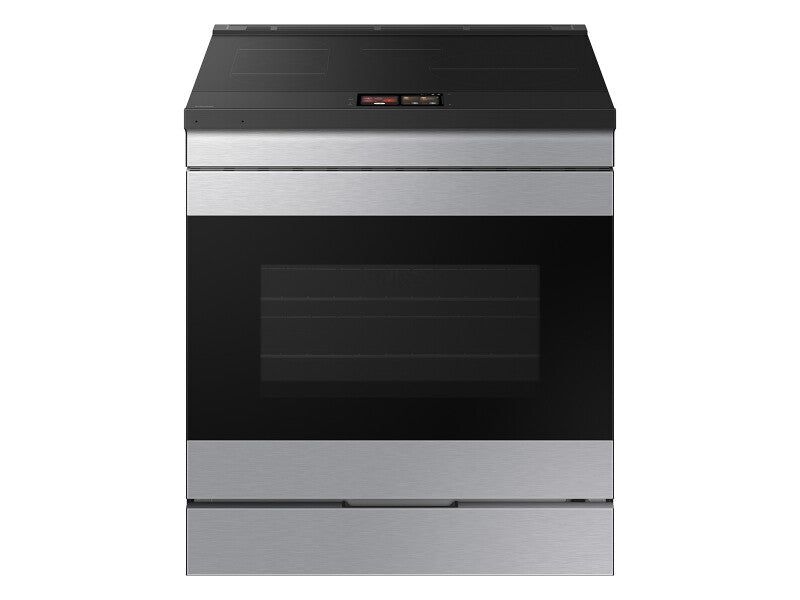 Bespoke 6.3 cu. ft. Smart Slide-In Induction Range with AI Home & Smart Oven Camera in Stainless Steel - (NSI6DG9900SRAA)