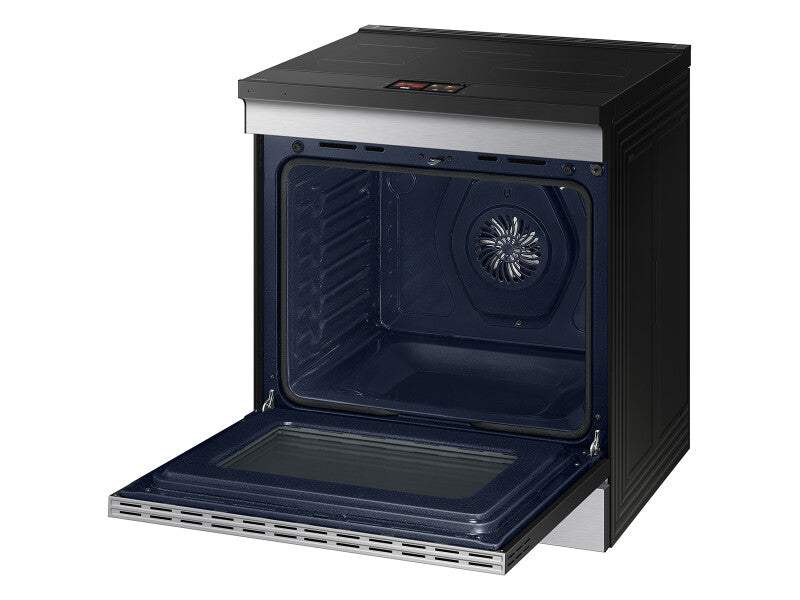Bespoke 6.3 cu. ft. Smart Slide-In Induction Range with AI Home & Smart Oven Camera in Stainless Steel - (NSI6DG9900SRAA)