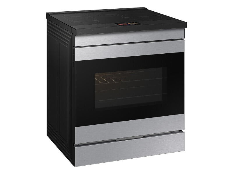 Bespoke 6.3 cu. ft. Smart Slide-In Induction Range with AI Home & Smart Oven Camera in Stainless Steel - (NSI6DG9900SRAA)