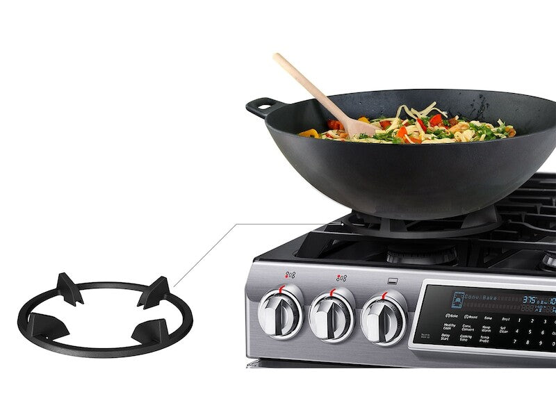 5.8 cu. ft. Slide-In Gas Range with True Convection - (NX58K9500WGAA)