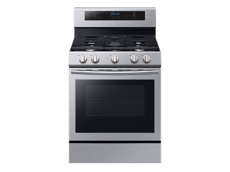 5.8 cu. ft. Freestanding Gas Range with True Convection in Stainless Steel - (NX58M6630SS) - SAMSUNG