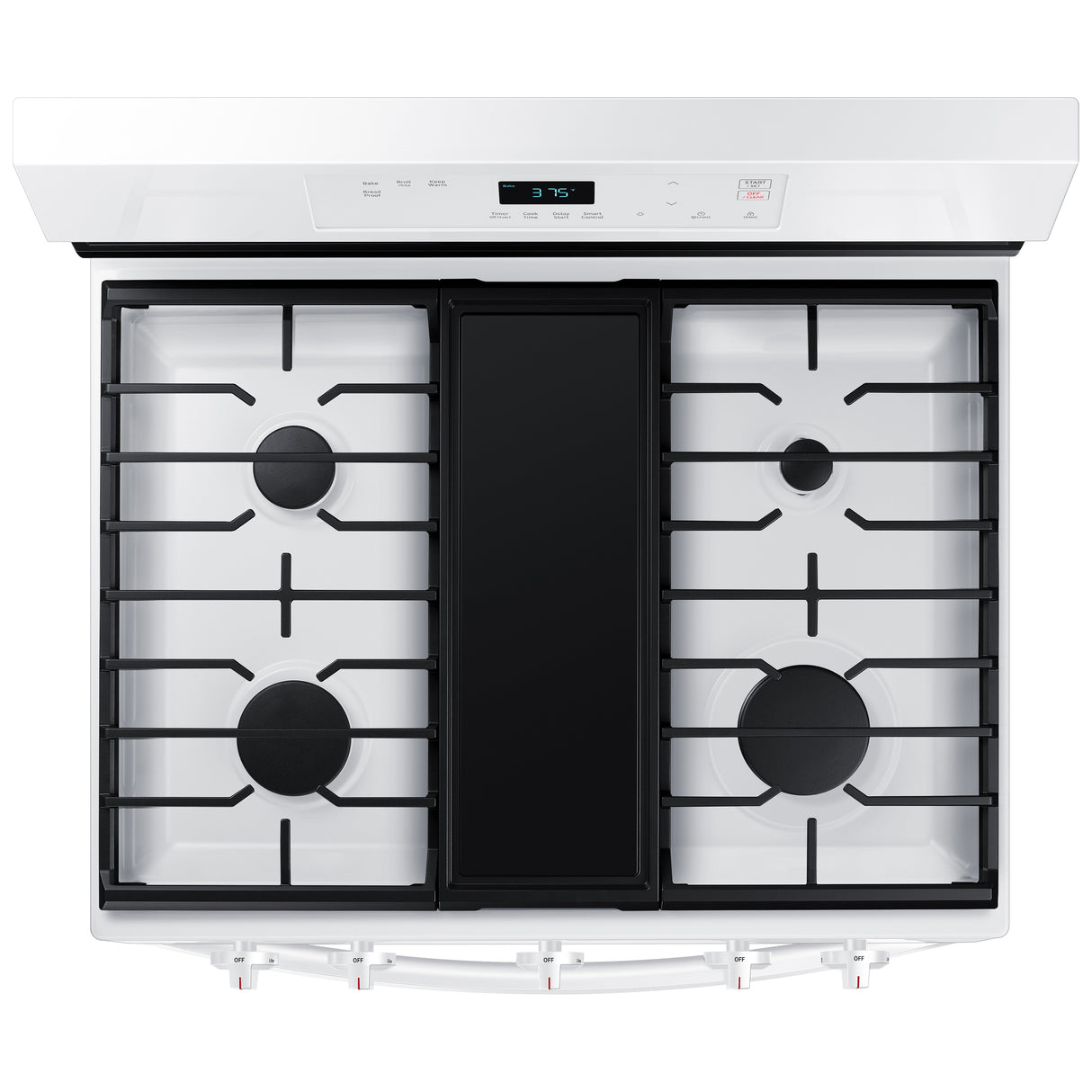 6.0 cu. ft. Smart Freestanding Gas Range with Integrated Griddle in White - (NX60A6111SW)