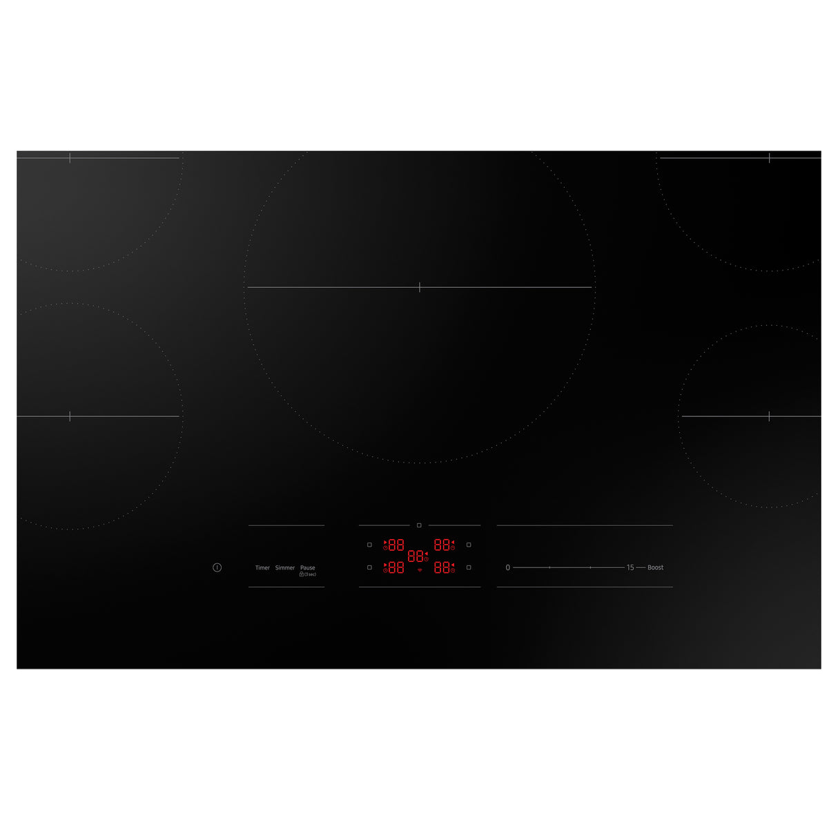 36" Smart Induction Cooktop with Wi-Fi in Black - (NZ36C3060UK)