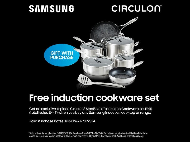 36" Smart Induction Cooktop in Fingerprint Resistant Matte Black Stainless Steel - (NZ36K7880UGAA)