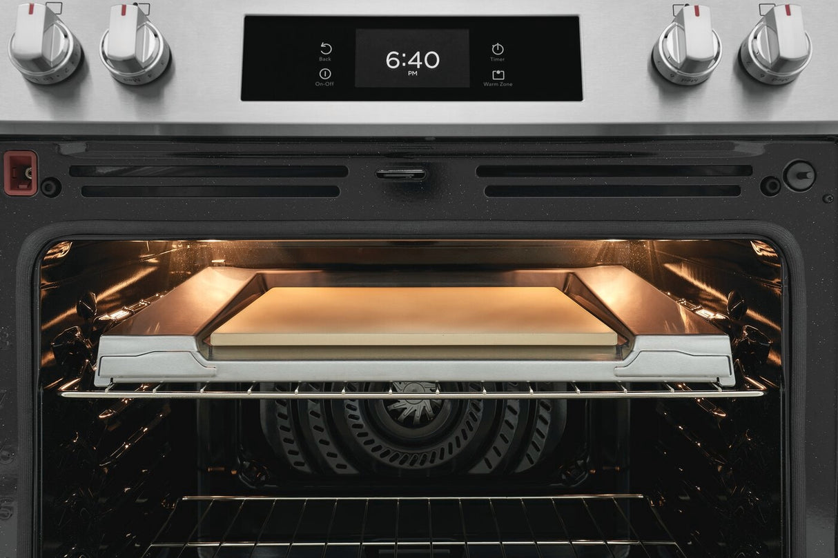 30" Electric Wall Oven and Microwave Combination with Stone-Baked Pizza