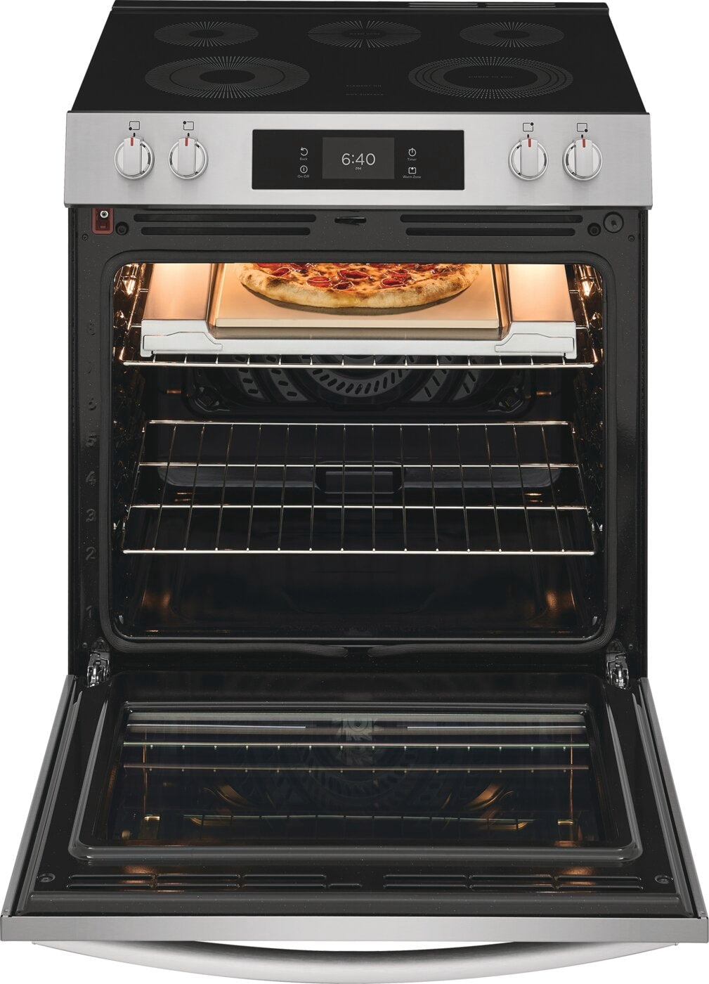 30" Electric Wall Oven and Microwave Combination with Stone-Baked Pizza