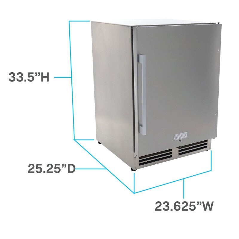 5.4 cu. ft. ELITE Series Outdoor Refrigerator Solid Door - (OR543U3S) - AVANTI