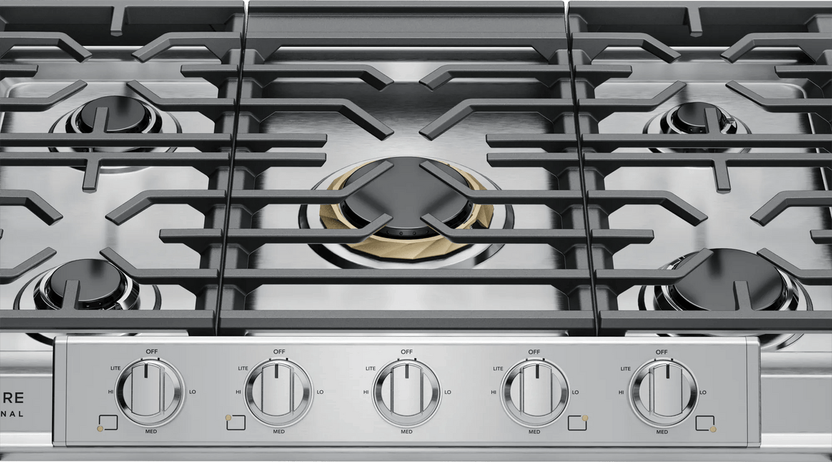 Frigidaire Professional 30" Gas Cooktop with 5 Sealed Burners & PowerPlus 18,000 BTU, Stainless Steel