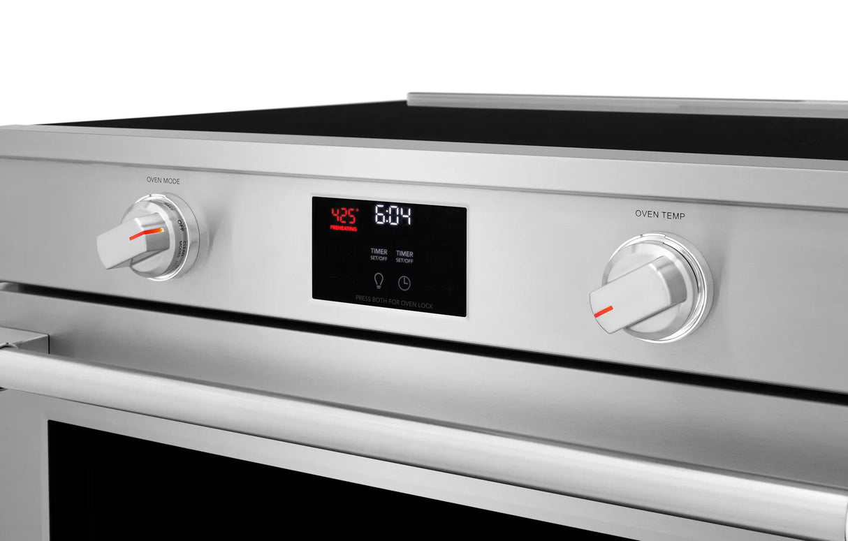 Frigidaire Professional 30" Slide-In Induction Range with Total Convection & Air Fry, 6.2 Cu. Ft., Smudge-Proof Stainless Steel - PCFI3080AF