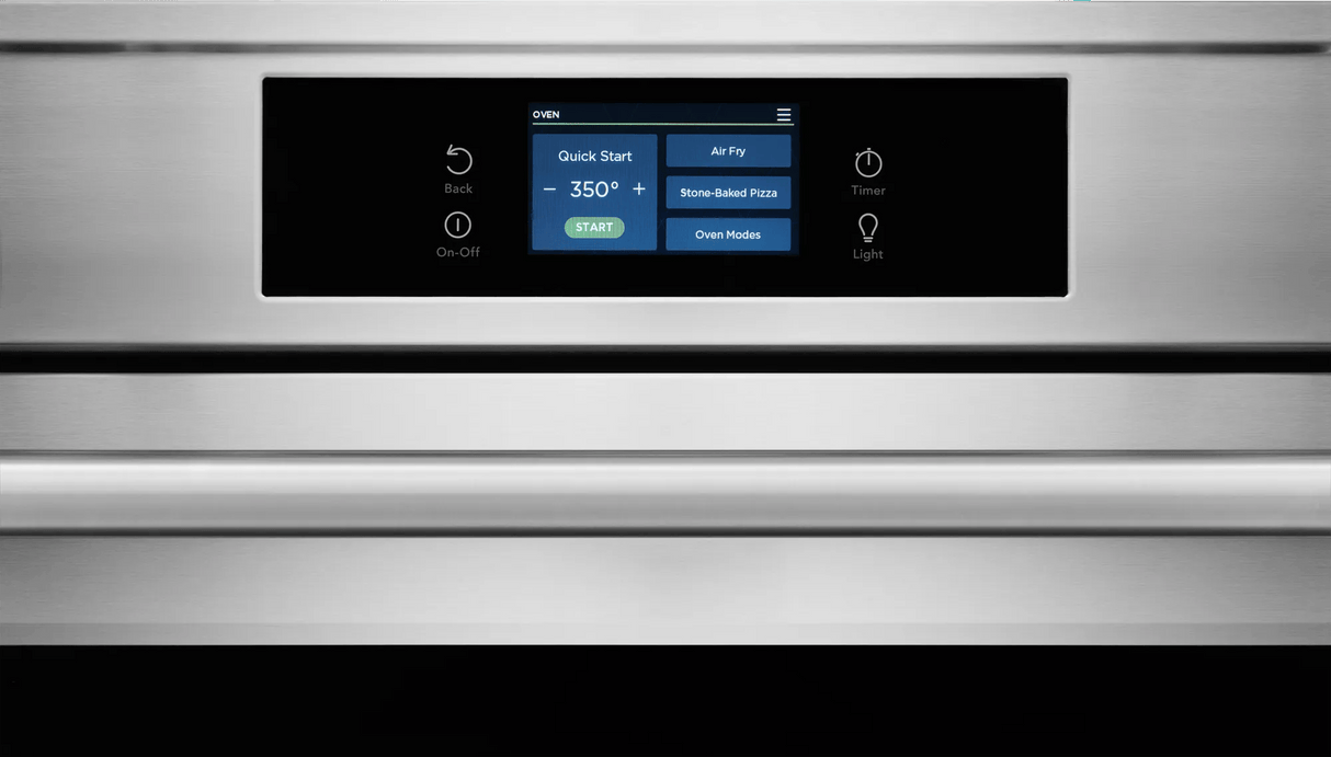 Frigidaire Professional PCFI3085BF control panel detail