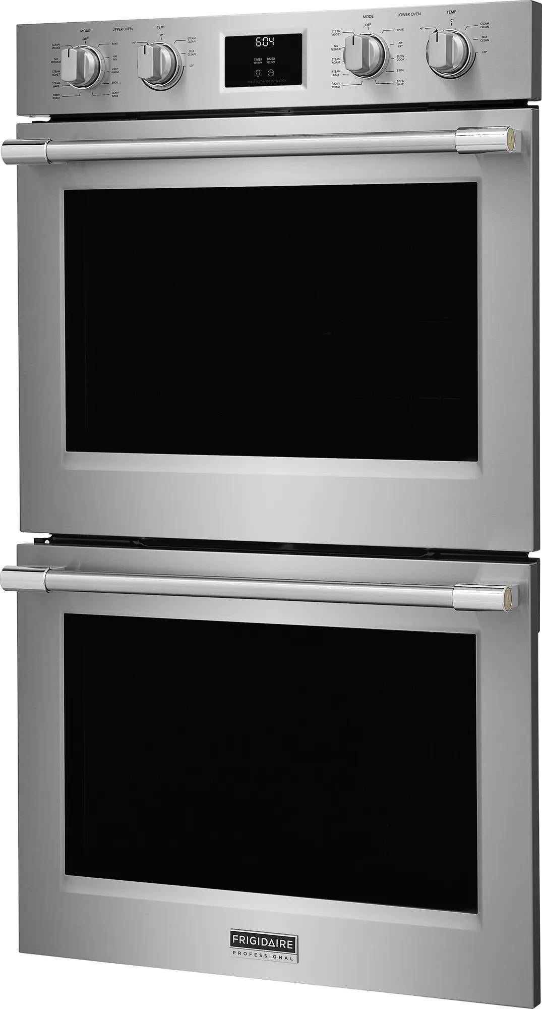 Frigidaire Professional 30" Double Electric Wall Oven with Total Convection & Air Fry, 10.6 Cu. Ft., Smudge-Proof Stainless Steel - PCWD3080AF