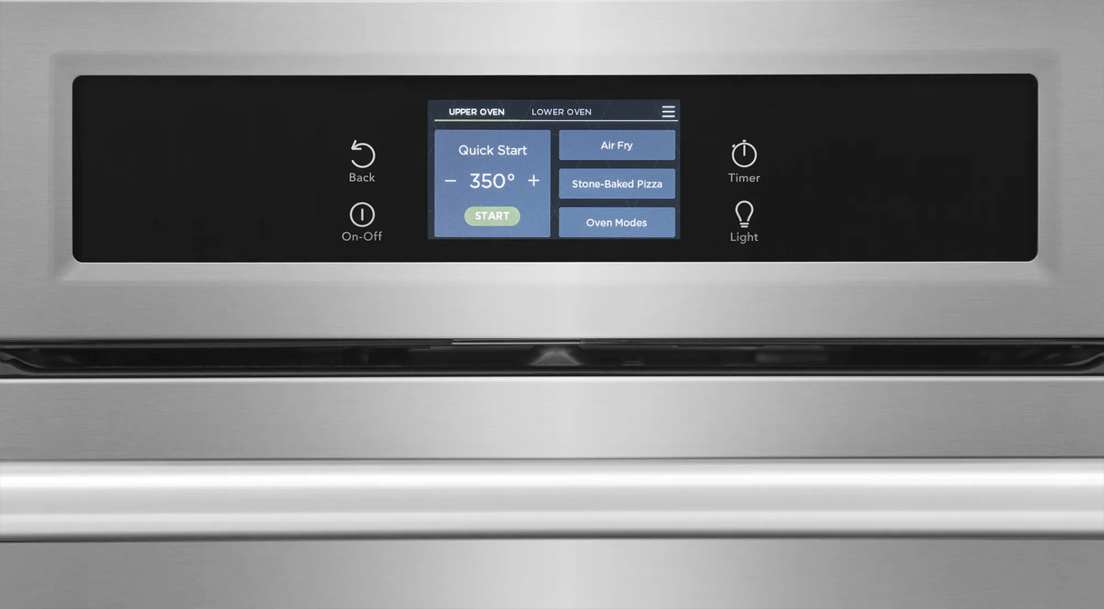 Frigidaire Professional 30" Double Electric Wall Oven with Total Convection & Stone-Baked Pizza Mode, 10.6 Cu. Ft., Smudge-Proof Stainless Steel - PCWD3085AF