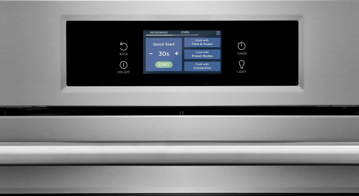 Frigidaire Professional 30" Electric Wall Oven & Microwave Combination with Total Convection & Air Fry, Smudge-Proof Stainless Steel - PCWM3080AF