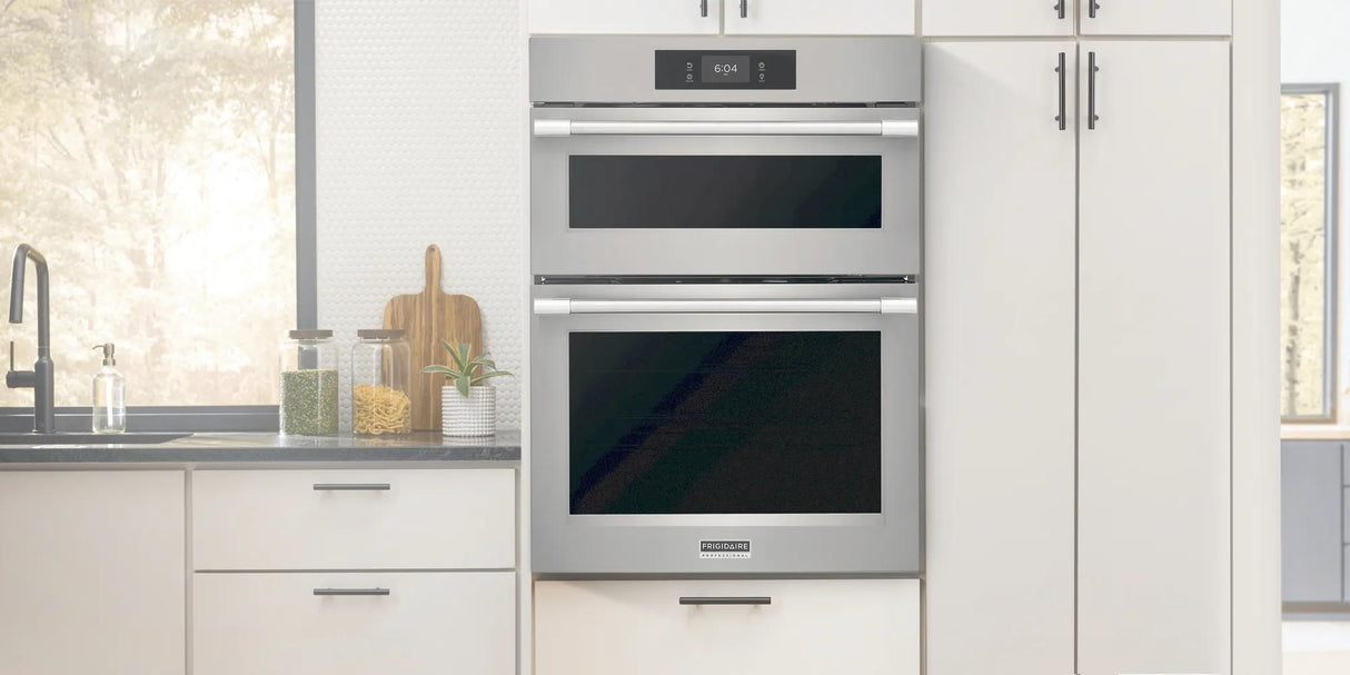 Frigidaire Professional 30" Electric Wall Oven & Microwave Combination with Total Convection & Air Fry, Smudge-Proof Stainless Steel - PCWM3080AF