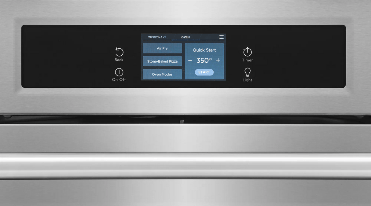 Frigidaire Professional 30" Electric Wall Oven & Microwave Combination with Total Convection & Stone-Baked Pizza Mode, Smudge-Proof Stainless Steel - PCWM3085AF