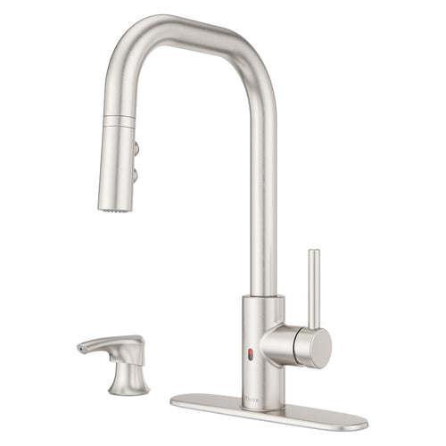 Pfister PF529EZN3GS "Zanna - React" Pull-Out Spray Kitchen Faucet