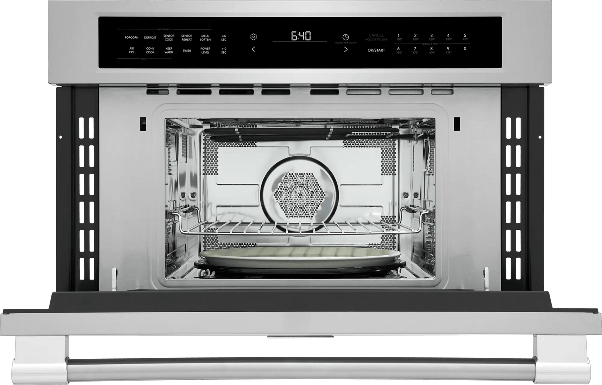 Frigidaire Professional 30" Built-In Convection Microwave Oven with Air Fry, 1.6 Cu. Ft., Smudge-Proof Stainless Steel