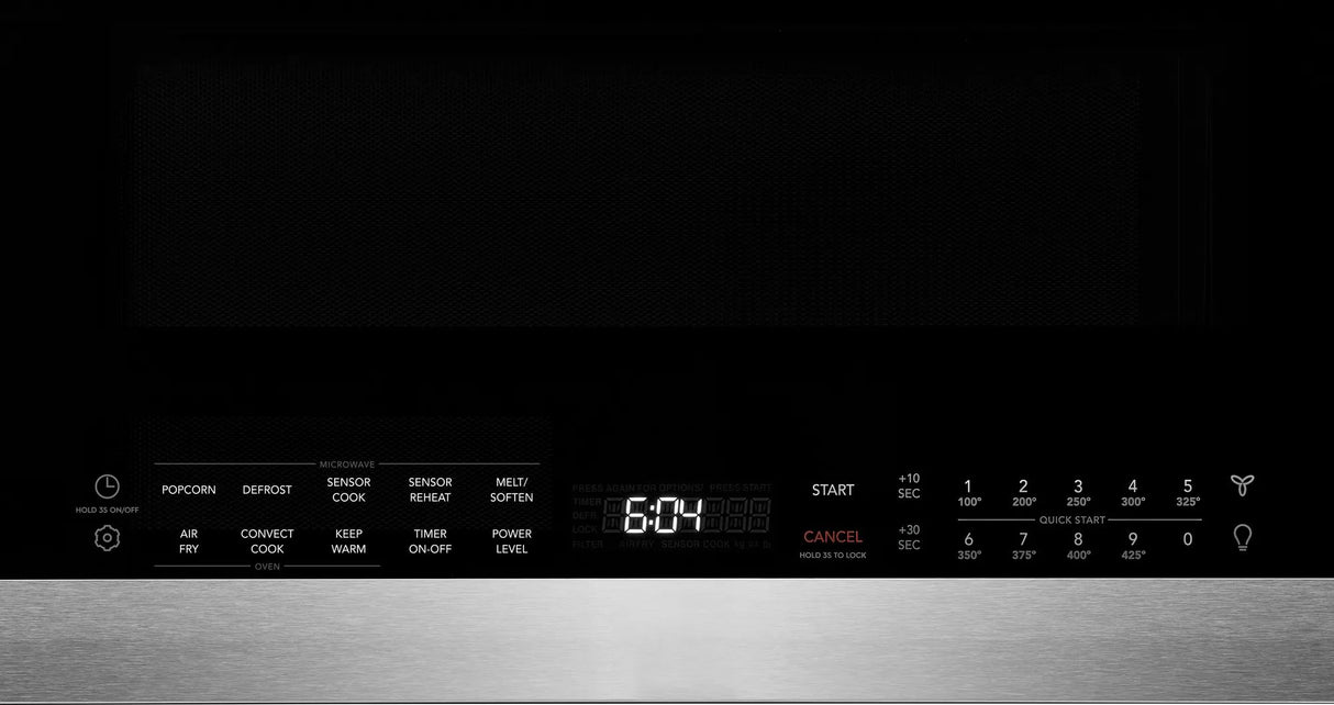 Frigidaire Professional 1.9 Cu. Ft. Over-the-Range Microwave with Air Fry & Convection, Smudge-Proof Stainless Steel