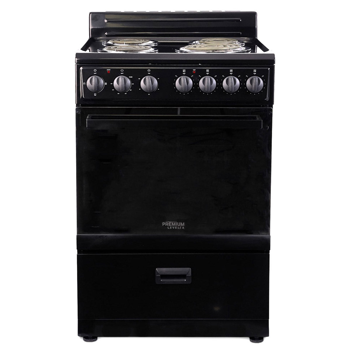24" 4 Burners Freestanding Electric Stove