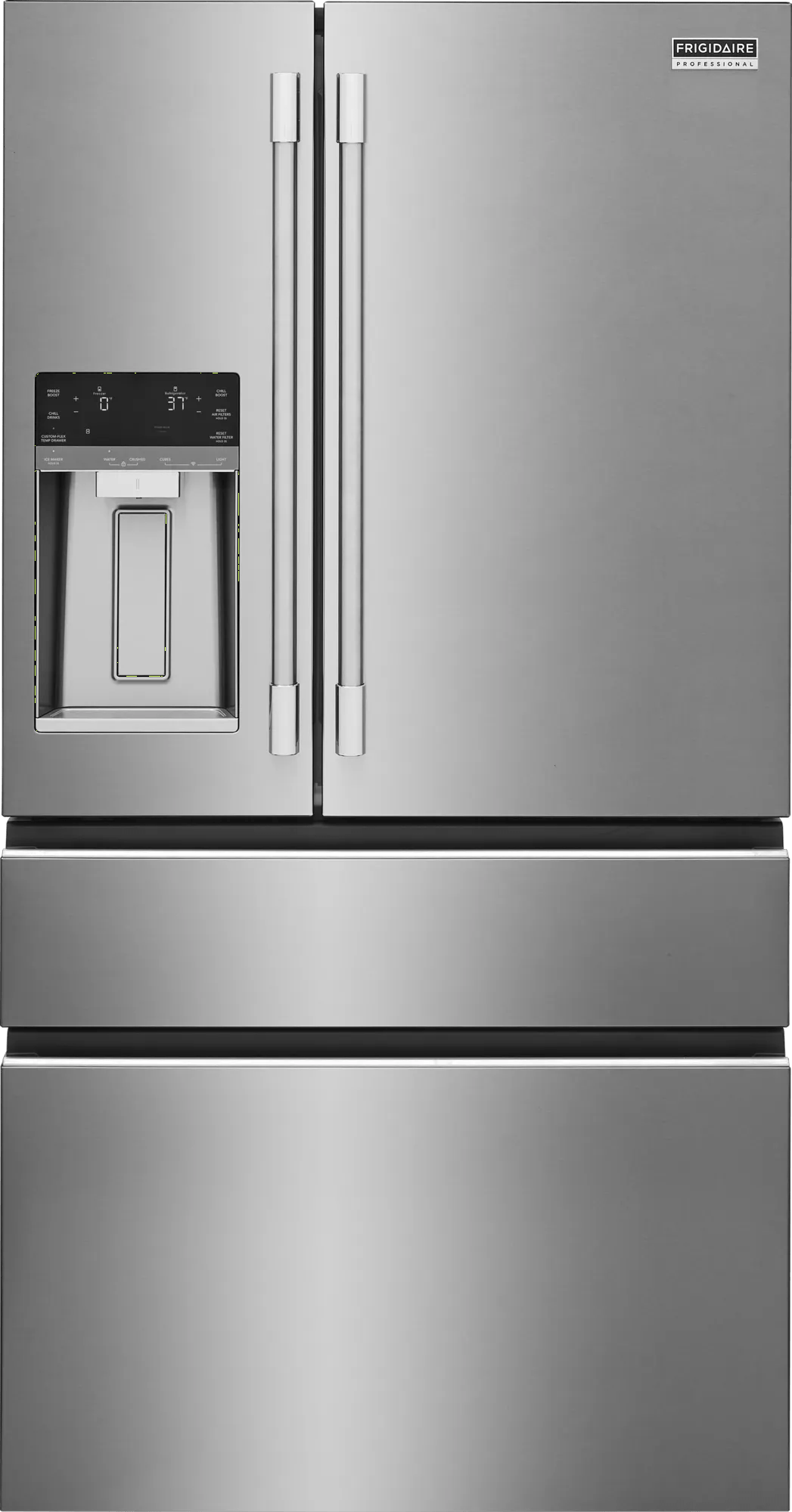 Frigidaire Professional PRMS2790BF 26 Cu. Ft. 4-Door French Door Refrigerator