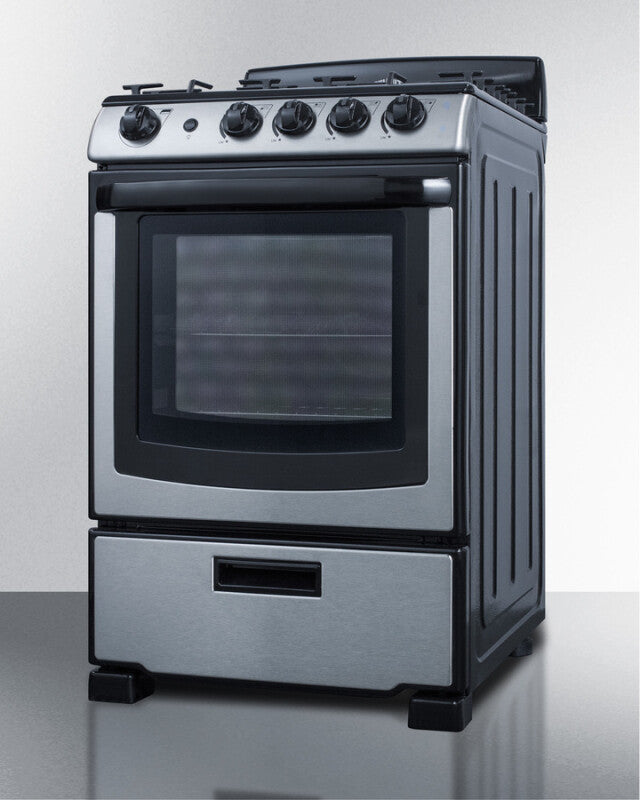24" Wide Gas Range - (PRO247SS)