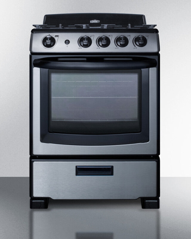 24" Wide Gas Range - (PRO247SS)