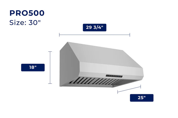PRO500 Ducted Range Hood