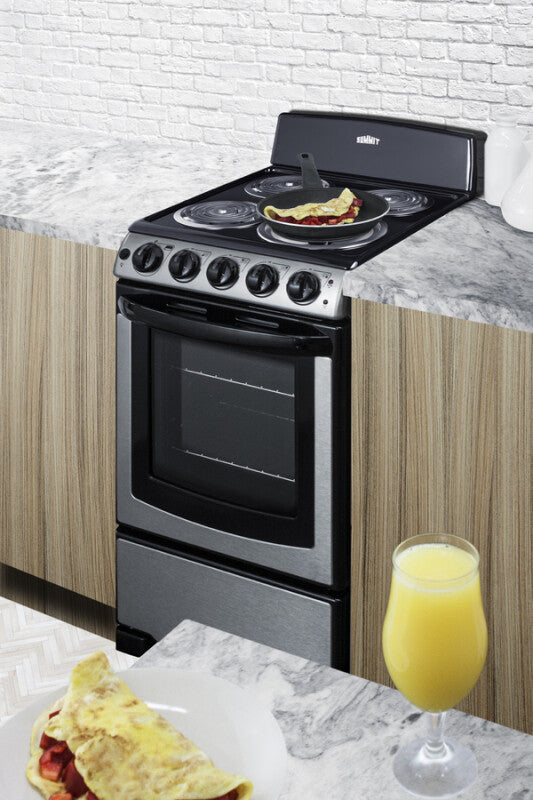 20" Wide Electric Coil Range - (PROEL20SS)