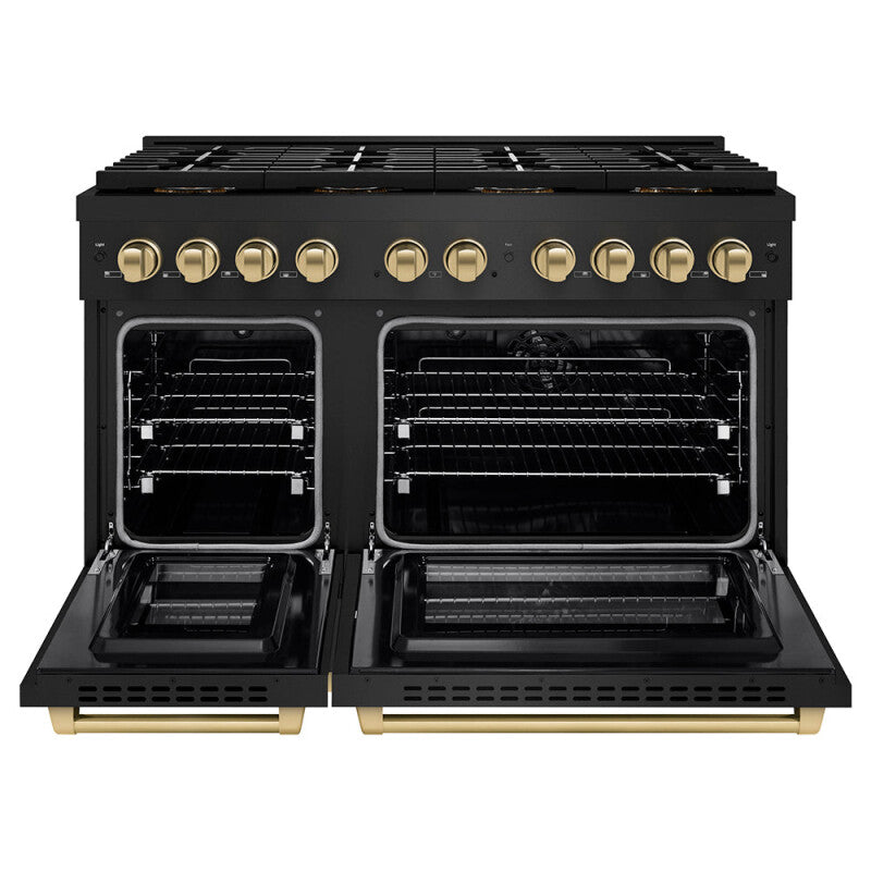Autograph Edition 48 in. 6.7 cu. ft. Paramount Dual Fuel Range with 8 Burner DuoPro™ Cooktop and Dual Ovens - (PSDRBZ48CB) -